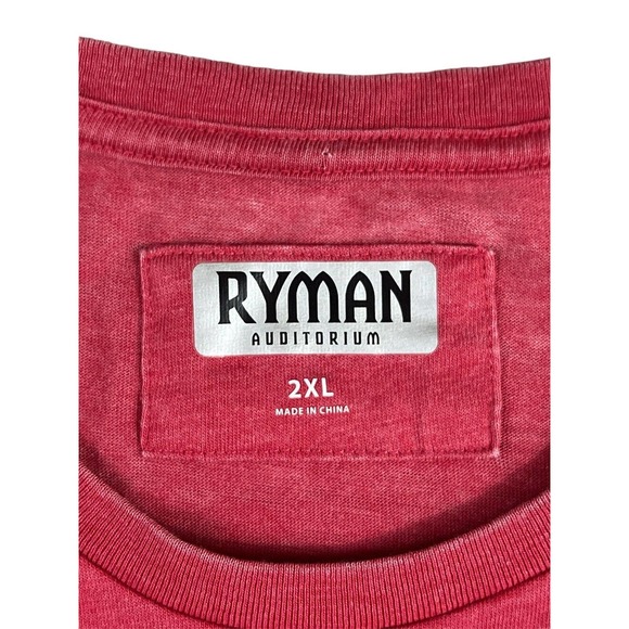 Ryman Auditorium Men Red Crew Neck Short Sleeve Size 2XL Nashville, TN‎ - Picture 7 of 7